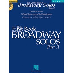 Hal Leonard First Book Of Broadway Solos Part II for Tenor Voice BookCD
