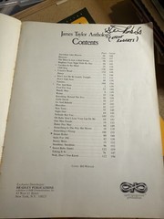 James Taylor ANTHOLOGY Songbook VINTAGE 160 Pages Piano Guitar Chords GOOD