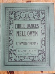 Three Dances Nell Gwyn by Edward German – vintage piano sheet music