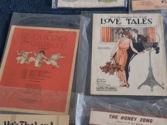 10 Vintage Antique Sheet Music Romantic Love War Songs variety LOT