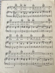 1937 IT LOOKS LIKE RAIN IN CHERRY BLOSSOM LANE Sheet Music GUY LOMBARDO, Leslie