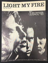 The Doors – Light My Fire – Vintage 1967 Nipper Music Co. Sheet Music Songbook