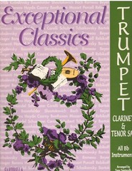 EXCEPTIONAL CLASSICS TRUMPET MUSIC BOOK CLARINET & TENOR SAX Bb INSTRUMENTS NEW