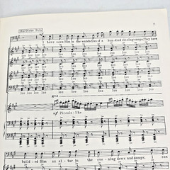 Battle Hymn Of The Republic Shawnee Press SATB Choir Sheet Music 1943 Lyrics