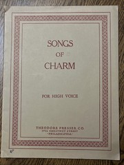 Songs of Charm for Low & HighVoice Theodore Presser Sheet Music Book Piano Vocal