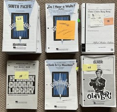 Lot Of 6 SATB Choral Broadway/film Sheet Music Octavos Multiple copies Each GUC