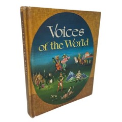 Voices Of The World Piano And Vocal Music Hardcover Book Vintage 1958 Nice