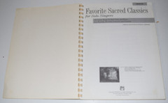 Favorite Sacred Classics for Solo Singers: 18 Classic Songs for Voice and Piano