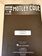 Motley Crue for Drum Play-Along Vol 46 Sheet Music Rock Song Book Online Audio