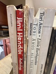Mixed Collection Guitar Song Books Rock Led Zeppelin, Doors, Hendrix (see pics)