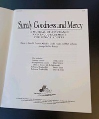 Rare « Surely Goodness and Mercy- A Musical For Senior Adults » (1991) SATB EXC