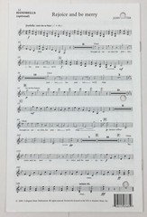Rejoice And Be Merry SATB Choral Piano Handbells Sheet Music John Rutter Hinshaw