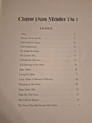 CLAYTON PIANO MELODIES No 3 Arranged by Norman Clayton Vintage Music Book 1968