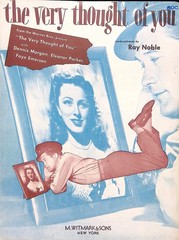 Sheet Music – The Very Thought of You – M. Witmark & Sons 1934