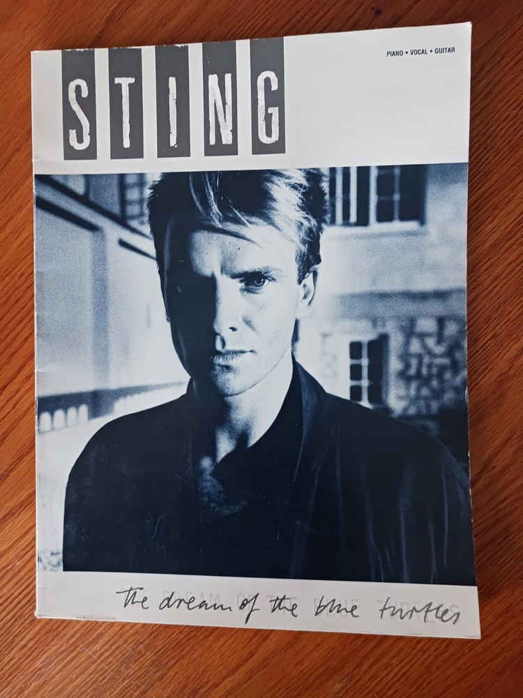 Sting – The Dream Of The Blue Turtles Songbook for Piano Vocals Guitar ** NEW **