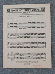 Art Publication Society Progressive Series Exercises No 128 Repeated Notes