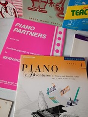 Piano Technique Books Contemporary Piano Literature Basic Piano Lesson Books Lot