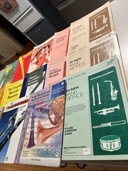 Lot Of 14 Educational Methods Recording Trumpet Cornet Clarinet Band ￼