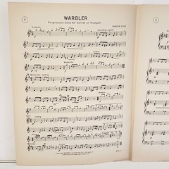 1942 VanderCook Student Series Warbler Solo Sheet Music Cornet Trumpet Piano