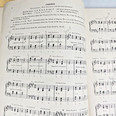 Chords And Cadences Eula Ashworth Lindfors Piano Sheet Music 1950 Vintage MCM