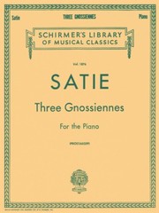 Satie 3 Gnossiennes Piano Solo Sheet Music Book NEW 050262480