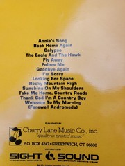 3 John Denver Songbooks 1 For Organ 2 For Piano Guitar Vocal / Greatest Hits Mor