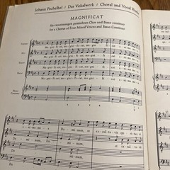 Johann Pachelbel Magnificat Religious Choral Vocal Music Book