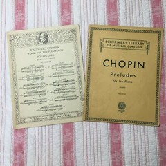 Vintage Chopin Preludes For The Piano and Polonaises by C. Mukuli. [a-17]