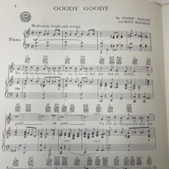 Goody Goody Johnny Mercer Vintage Sheet Music Standard Vocal Edition 1963 u