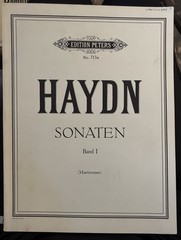 Haydn Sonaten Band I (Martienssen) Edition Peters No. 713a