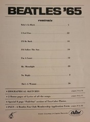Beatles Song Book LOT, 1965, Album 38, ABC 21, Beatles Book Sheet Music Rare