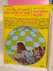 1970&rsquo;s Sheet Music lot of 4 complete song books I&rsquo;d Like Teach the World to Sing