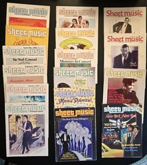 Vintage 16 Issues Various Years Sheet Music Magazines / books Piano Guitar Organ