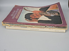 Lot Of Various Vintage Classical rock guitar Songbooks Dylan Stones Doors