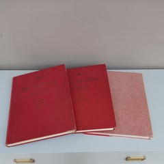 Vintage Beethoven Sonatas For Pianoforte Set of 3 Volumes Hardcover Books 1931
