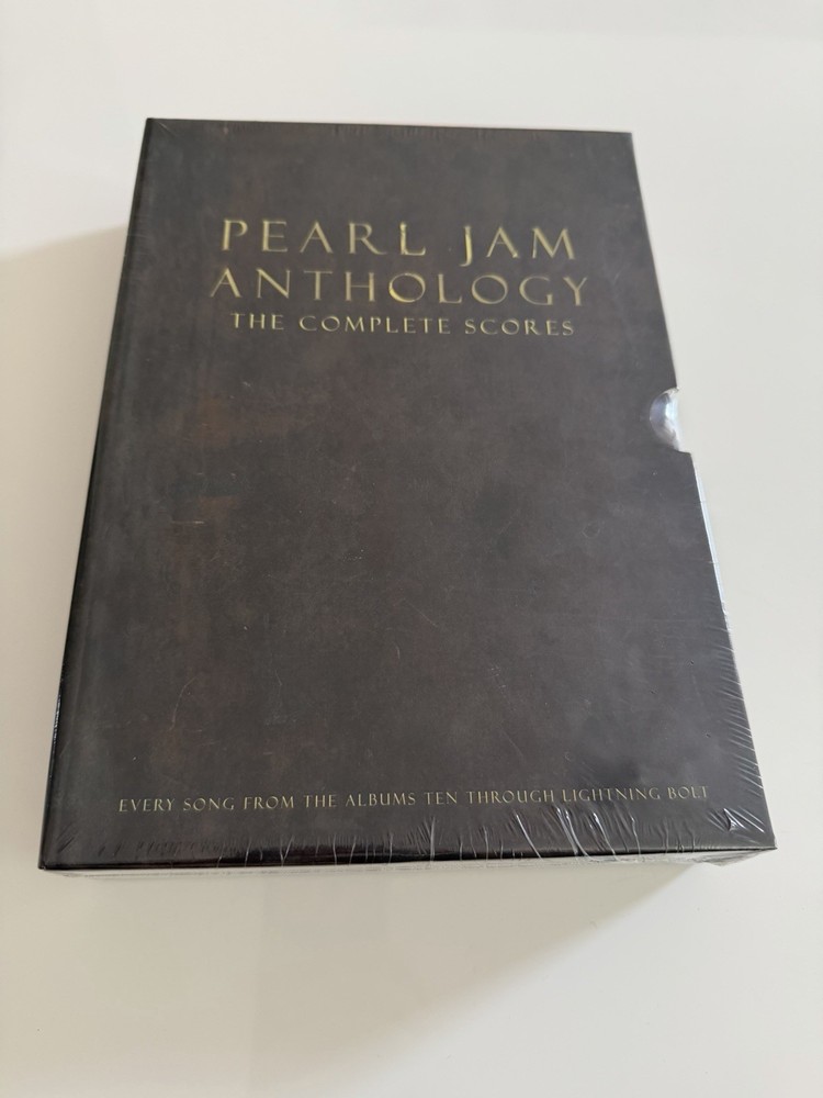 Pearl Jam Anthology Complete Scores Deluxe Guitar Tab Bass Drum Sheet Music Book