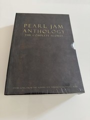 Pearl Jam Anthology Complete Scores Deluxe Guitar Tab Bass Drum Sheet Music Book