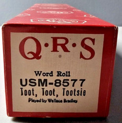 QRS Player Piano Word/Music Roll – Choose Roll – Use Drop Down Box to Choose