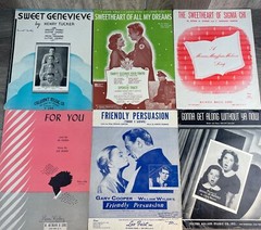 Lot of 75 VINTAGE SONGS & PIANO SOLO Sheet Music 1920s-1950s