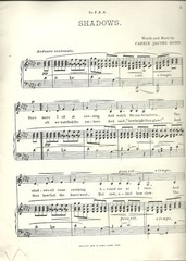 Antique 1912 Carrie Jacobs-Bond Sheet Music « Seven Songs » Art Noveau Chicago
