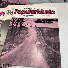 9 Issues The Best of Popular Music Magazine 1971-1978 Sheet Music Songbooks Lot