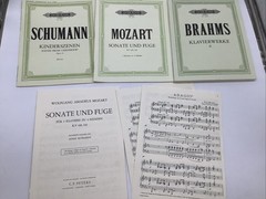 LOT Edition Peters Piano Music Books Schumann Brahms Mozart
