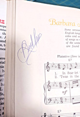 SIGNED Burl Ives Songbook 115 Songs in Historical Perspective 1953 Ballantine