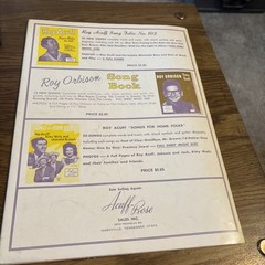 Hank Williams Favorite Songs Acuff- Rose Songbook 1981 PVC w/ Photos