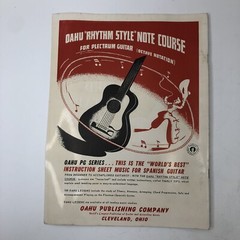 Vintage Oahu Hootenanny Song Folio Number 2 1964 Folk Tunes for Spanish Guitar