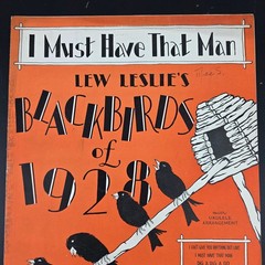 I Must Have That Man Sheet Music from BLACKBIRDS of 1928 Fields McHugh P/V/G