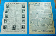 STANDARD PIANO CLASSICS M. WITMARK & SONS SHEET MUSIC SPRING SONG OP. 62 NO.6 ++