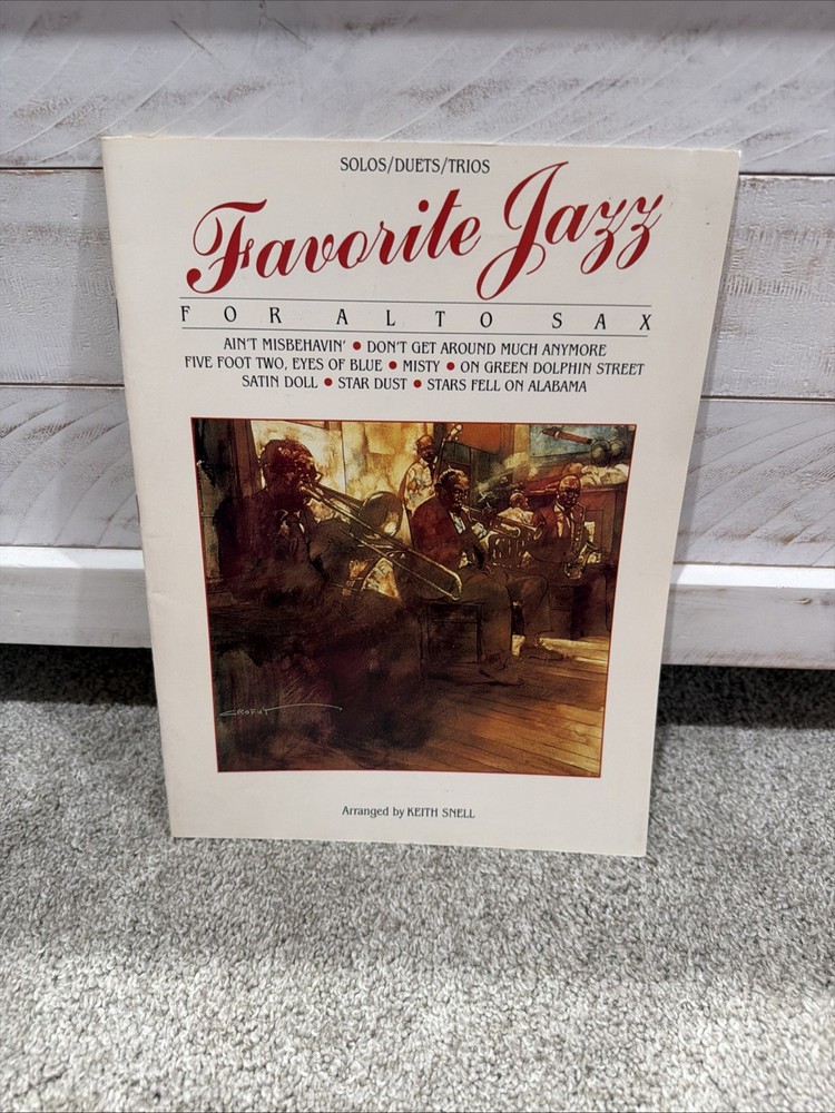 Favorite Jazz for Trumpet Solos Duet Trios Sheet Music Belwin Keith Snell