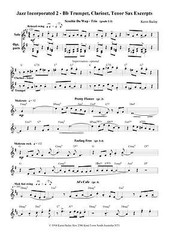 Jazz Incorporated Vol 2 for Clarinet Book CD Sheet Music Kerin Bailey