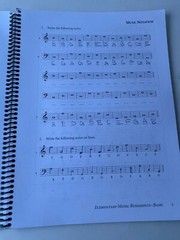 Elementary Music Rudiments 2nd Edition Basic PB Fredrick Harris Sheet Music